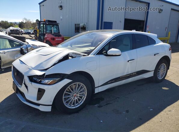 SADHB2S19L1F84547 2020 JAGUAR I-PACE White Vista tres cuartos delantera izquierda