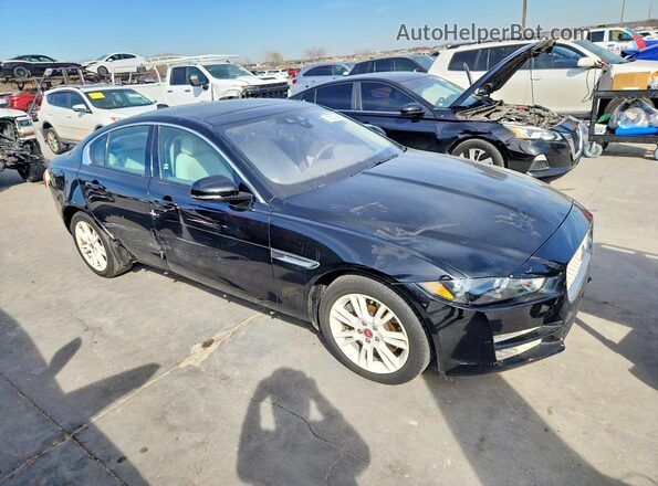 SAJAD4FX4JCP41497 2018 JAGUAR XF Черный Передняя правая четверть