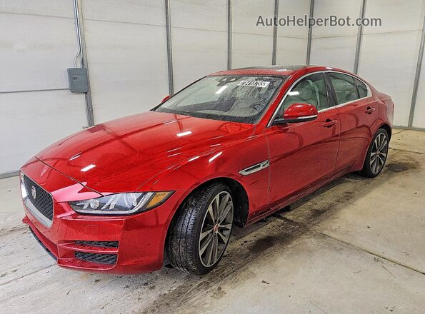SAJAE4BV2HA962555 2017 JAGUAR XF Red Передня ліва чверть