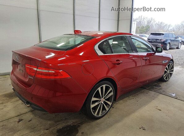 SAJAE4BV2HA962555 2017 JAGUAR XF Red Задня права чверть