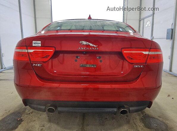 SAJAE4BV2HA962555 2017 JAGUAR XF Red Вид ззаду