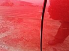 2017 Jaguar Xe Prestige Red vin: SAJAE4BV2HA962555 Damage: Left Front Door Edge, Heavy Scratch, > 12 Inches