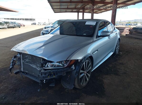 SAJAF4BV5HA962675 2017 JAGUAR XF Серый Передняя левая четверть