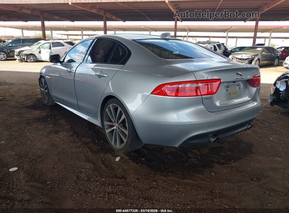 SAJAF4BV5HA962675 2017 JAGUAR XF Серый Задняя левая четверть
