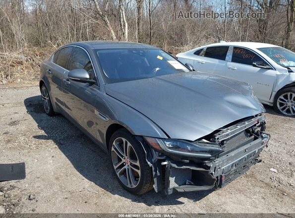 SAJAJ4FX3LCP64264 2020 JAGUAR XF Серый Передняя правая четверть