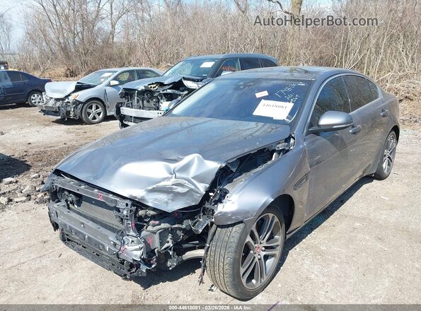 SAJAJ4FX3LCP64264 2020 JAGUAR XF Серый Передняя левая четверть