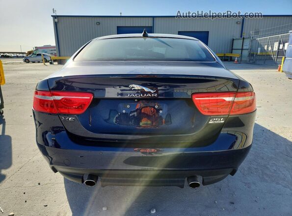 SAJAJ4FX6KCP51040 2019 JAGUAR XF Синий Вид сзади