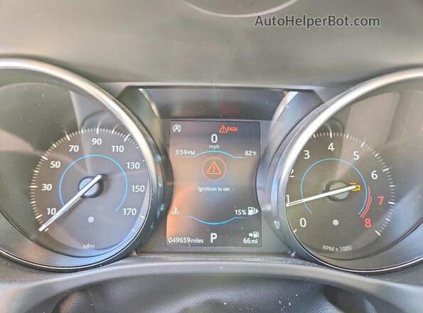 SAJAJ4FX6KCP51040 2019 JAGUAR XF Синий Вид щитка приборов
