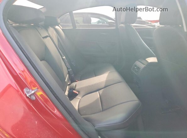 SAJAJ4FX8JCP35419 2018 JAGUAR XF Красный Вид задних сидений