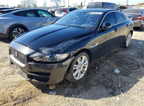 SAJAS4FX0KCP52732 2019 JAGUAR XF Black Передня ліва чверть