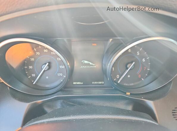 SAJBD4BV1GCY09689 2016 JAGUAR XF Серебряный Вид щитка приборов