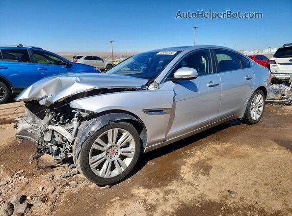 SAJBD4BV1GCY09689 2016 JAGUAR XF Серебряный Передняя левая четверть