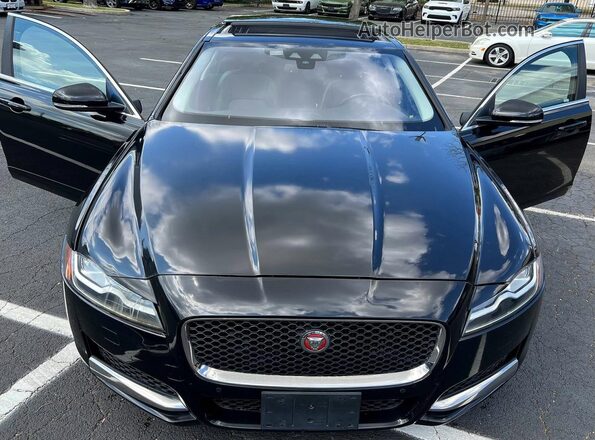 SAJBD4BV9GCY06832 2016 JAGUAR XF Черный Вид подкапотного пространства