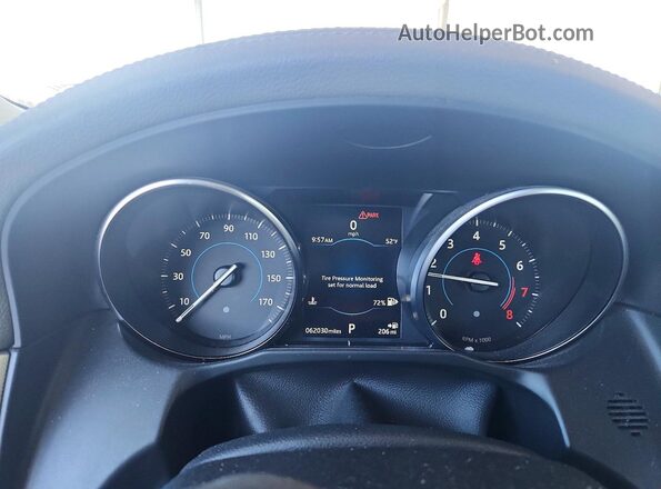 SAJBD4FX7JCY69933 2018 JAGUAR XF Blue Вид щитка приладів