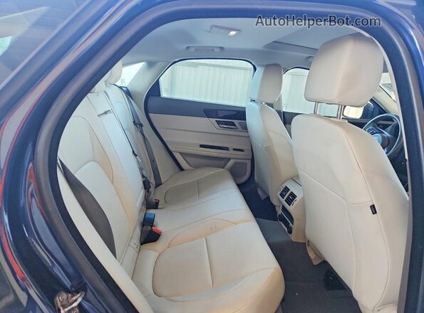 SAJBD4FX7JCY69933 2018 JAGUAR XF Blue Вид задніх сидінь