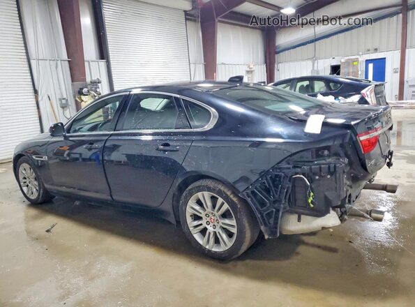 SAJBJ4BV3HCY39223 2017 JAGUAR XF Black Trasero izquierdo