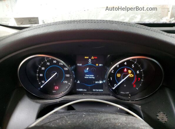 SAJBJ4FX4KCY79488 2019 JAGUAR XF Белый Вид щитка приборов