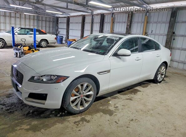 SAJBJ4FX4KCY79488 2019 JAGUAR XF Белый Передняя левая четверть