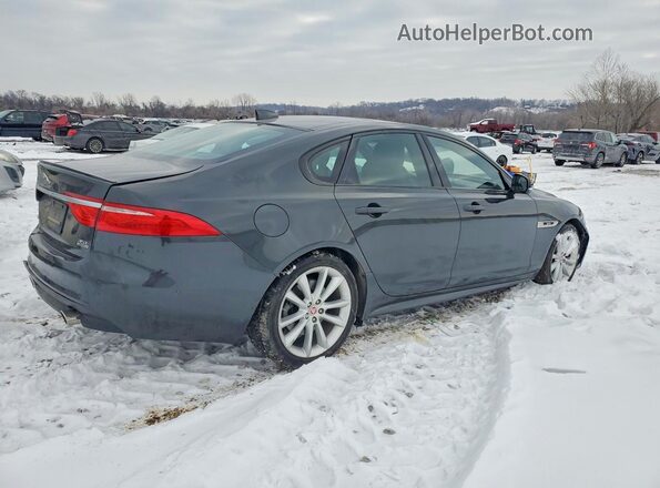 SAJBL4BV7GCY15497 2016 JAGUAR XF Черный Задняя правая четверть