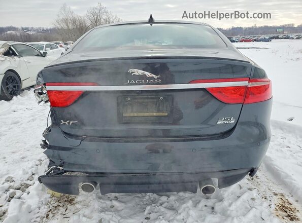 SAJBL4BV7GCY15497 2016 JAGUAR XF Черный Вид сзади