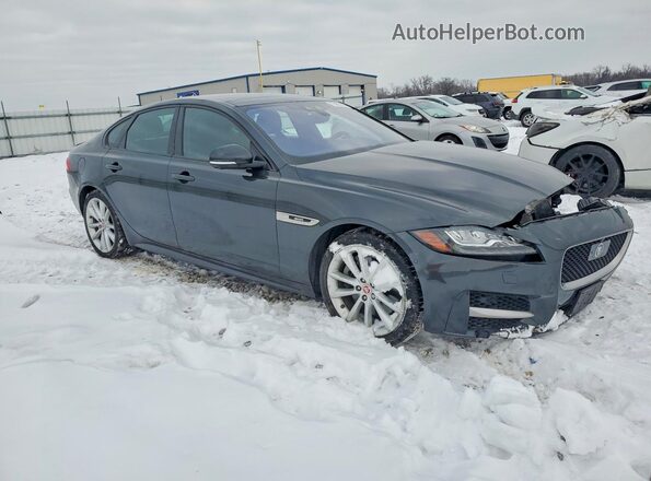 SAJBL4BV7GCY15497 2016 JAGUAR XF Черный Передняя правая четверть