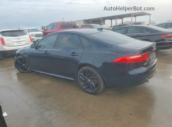 SAJBM4BV2GCY14190 2016 JAGUAR XF Синий Задняя левая четверть
