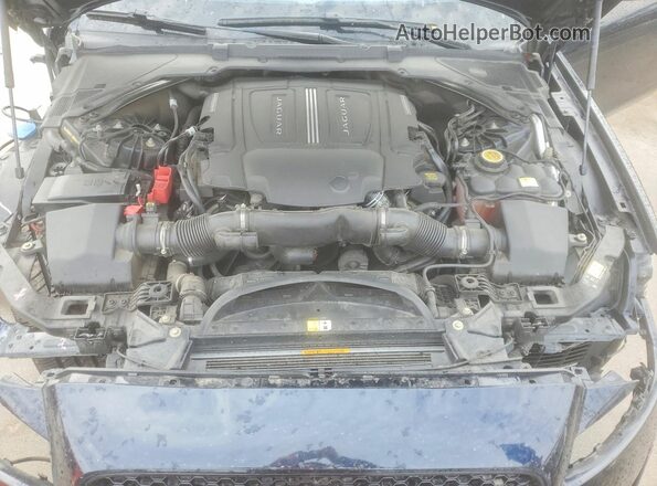 SAJBM4BV2GCY14190 2016 JAGUAR XF Синий Вид задней части салона