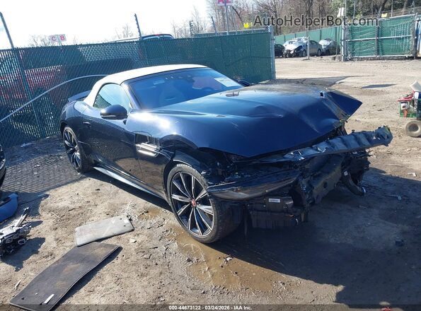 SAJD55FE4MCK76786 2021 JAGUAR F-TYPE Dark Blue Передняя правая четверть