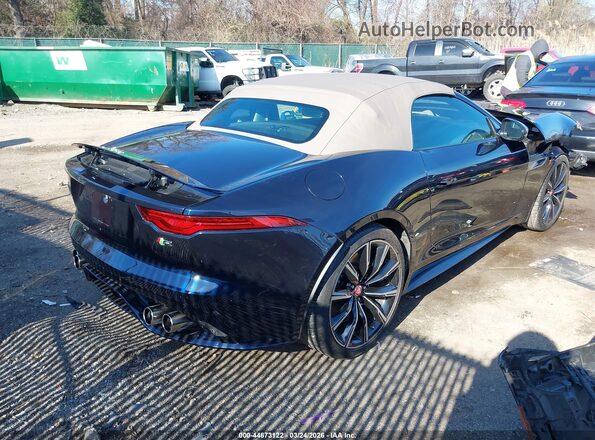 SAJD55FE4MCK76786 2021 JAGUAR F-TYPE Dark Blue Задняя правая четверть