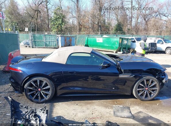 SAJD55FE4MCK76786 2021 JAGUAR F-TYPE Dark Blue Панорамный вид салона 360°