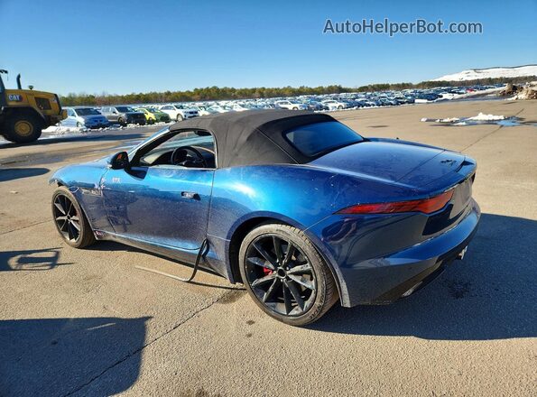 SAJD85FV1MCK75408 2021 JAGUAR F-TYPE Синий Задняя левая четверть
