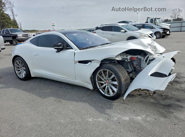 SAJDD1EV3JCK50804 2018 JAGUAR F-TYPE Белый Передняя правая четверть