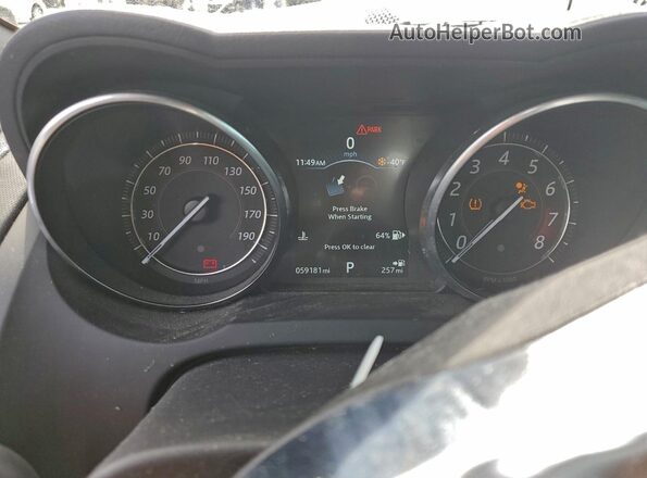 SAJDD1EV3JCK50804 2018 JAGUAR F-TYPE Белый Вид щитка приборов