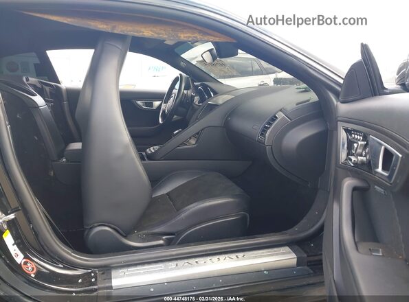 SAJWA6AT1H8K43348 2017 JAGUAR F-TYPE Black Widok wnętrza z przodu