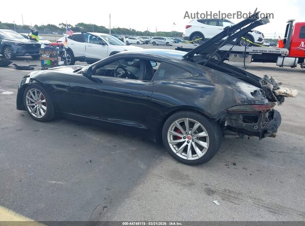 SAJWA6AT1H8K43348 2017 JAGUAR F-TYPE Black Tył lewy