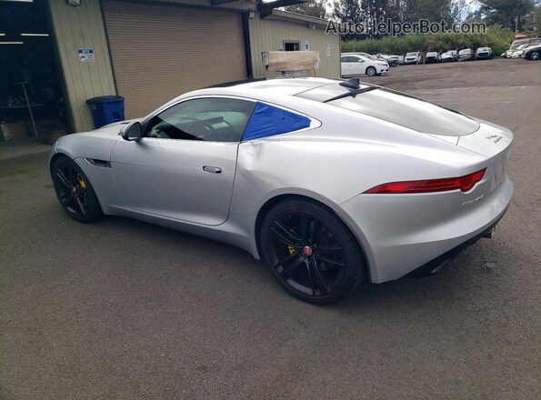 SAJWA6AT3H8K38197 2017 JAGUAR F-TYPE Серебряный Задняя левая четверть