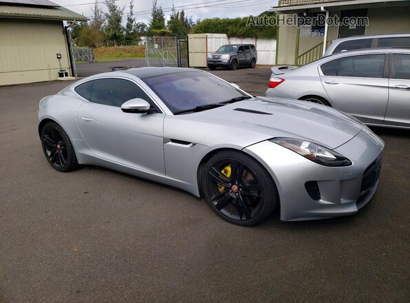 SAJWA6AT3H8K38197 2017 JAGUAR F-TYPE Серебряный Передняя правая четверть