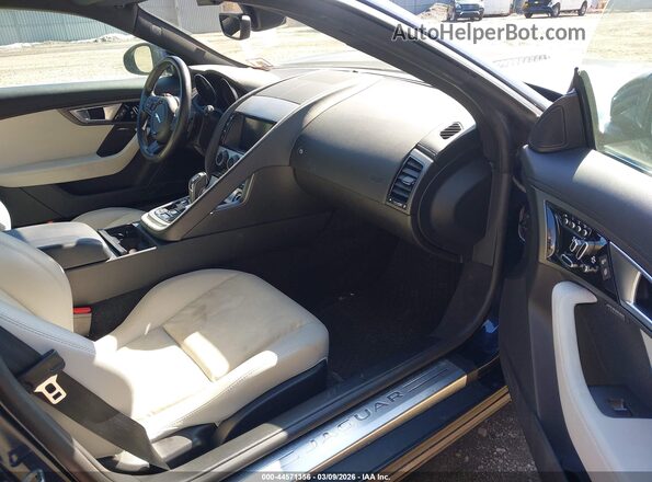 SAJWA6ATXH8K44594 2017 JAGUAR F-TYPE Dark Blue Вид салона спереди