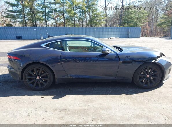 SAJWA6ATXH8K44594 2017 JAGUAR F-TYPE Dark Blue Вид задней части салона