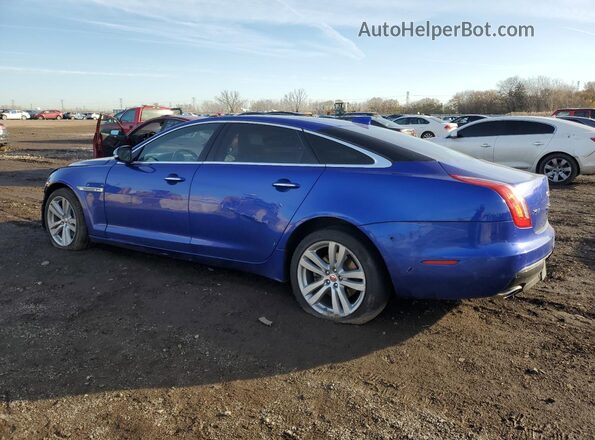 SAJWJ2GD1H8W06076 2017 JAGUAR XJL Синий Задняя левая четверть