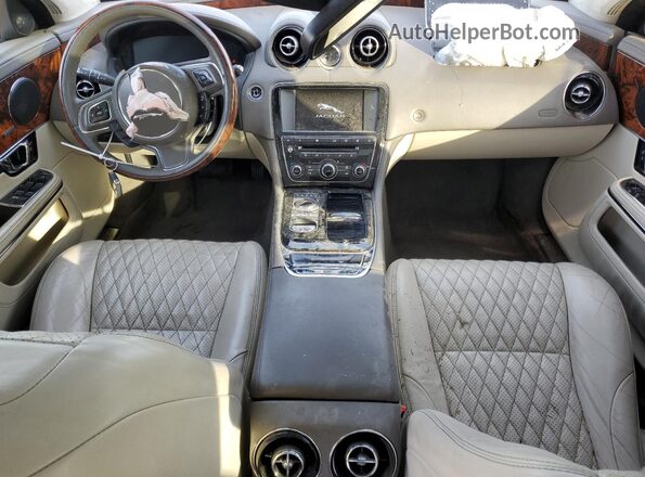 SAJWJ2GD1H8W06076 2017 JAGUAR XJL Синий Вид панели приборов