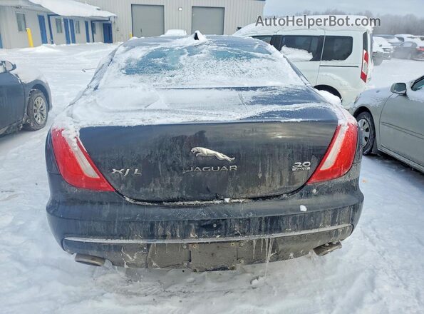 SAJWJ2GD7G8V95289 2016 JAGUAR XJL Черный Вид сзади
