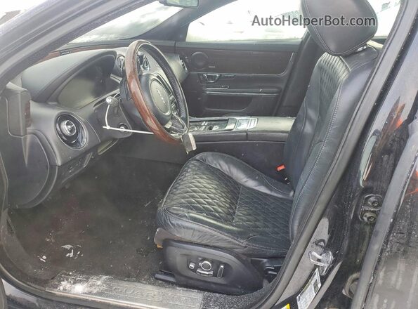 SAJWJ2GD7G8V95289 2016 JAGUAR XJL Черный Вид салона спереди