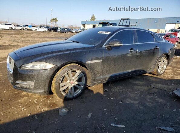 SAJWJ2GD8H8W09721 2017 JAGUAR XJL Черный Передняя левая четверть