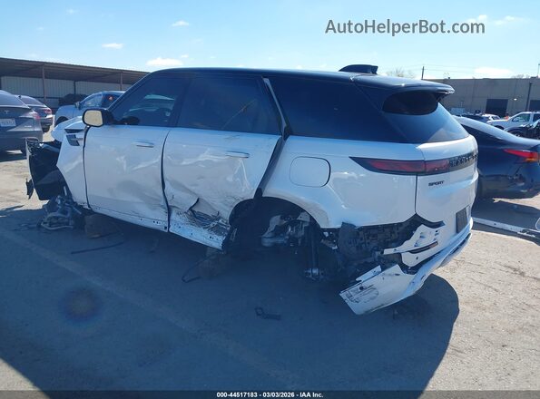SAL1L9E43SA448394 2025 LAND ROVER RANGE ROVER SPORT White Задня ліва чверть
