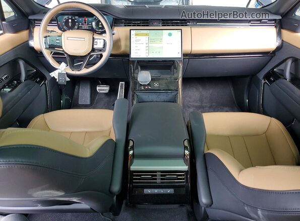 SAL1L9E49SA494375 2025 LAND ROVER RANGE Синий Вид панели приборов