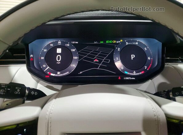 SAL1L9FU0RA415877 2024 LAND ROVER RANGE Black Instrument cluster view
