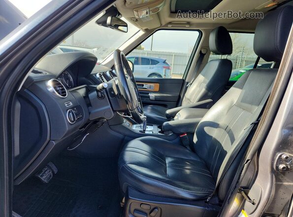 SALAC2V64GA795684 2016 LAND ROVER LR4 Серый Вид салона спереди