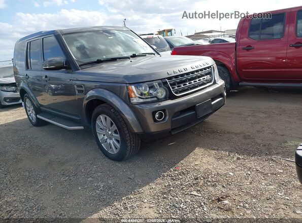 SALAC2V66GA823680 2016 LAND ROVER LR4 Gray Przód prawy