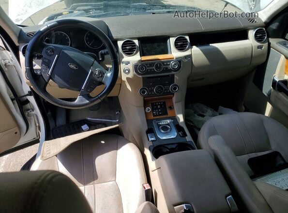 SALAG2V61GA788809 2016 LAND ROVER LR4 White Widok deski rozdzielczej